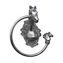 3809 - Ranch Living - Swing Towel Ring w/Tularosa Escutcheon (RH)