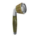 Hand Shower in Polished Chrome - Green (Acrylic) Marble Design/Polished Chrome