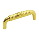 Period Brass - Ribbon & Reed - 96mm Cabinet Pull