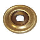 4900-060 - Baldwin 1.25" Small Backplate - Satin Brass & Brown