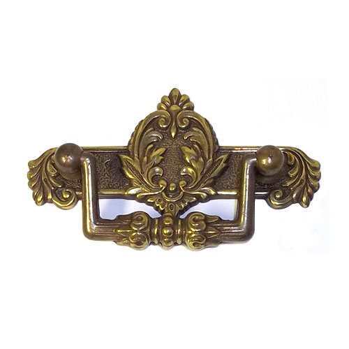 Antique Brass Drop Pull small