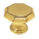 4935.030 - Baldwin 1-3/8" Octagonal Cabinet Knob - Polished Brass