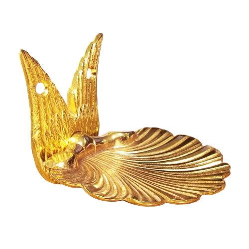 Swan Soap Dish Polished Gold