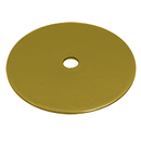 1.5" Cabinet Knob Rosette - Polished Brass