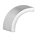 19101 - Flat Knob/Pull - Brushed Stainless Steel