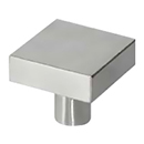 9828 - 1" Cabinet Knob - Brushed Stainless Steel