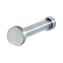 1021 - 1 7/8" Single Hook - Brushed Stainless Steel