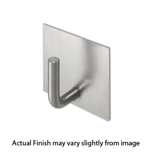 1039 - Eccentric Hook - Brushed Stainless Steel