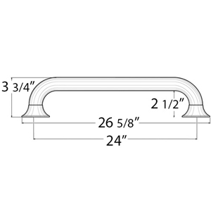 88GB24 - Contemporary Series - 24" Grab Bar