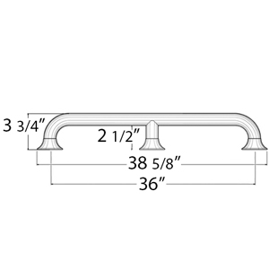 88GB36 - Contemporary Series - 36" Grab Bar