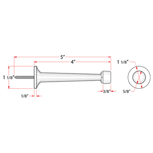 Baseboard Door Bumper