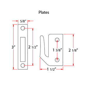 Window Lock/ Casement Fastener - Medium