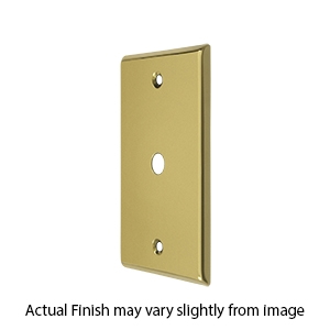 Beveled Edge - Cable Cover Plate
