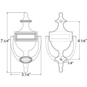 Imperial Door Knocker