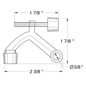 Double Hinge Pin Stop