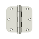 3.5" x 3.5" - 5/8" Radius Corner Door Hinges