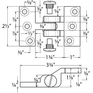 Intermediate Pivot Hinges