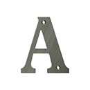 House Letter A - Solid Brass