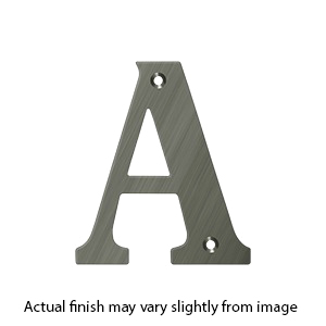 House Letter A - Solid Brass