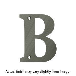 House Letter B - Solid Brass