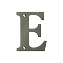 House Letter E - Solid Brass