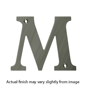 House Letter M - Solid Brass