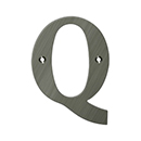 House Letter Q - Solid Brass