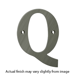 House Letter Q - Solid Brass