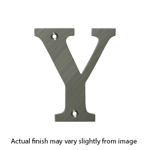 House Letter Y - Solid Brass