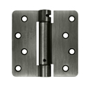 4" x 4" Spring Hinge - 1.25" Radius Corner