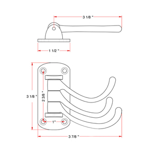 Triple Swivel Hook