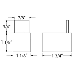 ZA2009 - Modern - Robe Hook