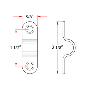 3.25" Hand Rail Bracket