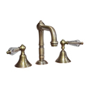 Dolphin 3-Hole Widespread Cassic Lavatory Faucet - Antique Brass