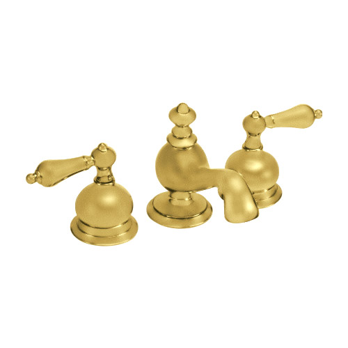 Centerset Traditional Lavatory Faucet Matte Gold
