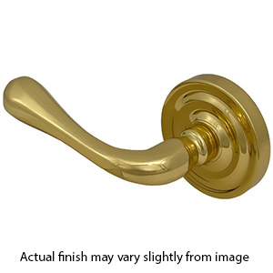 Domus Left-Hand Door Lever Half-Dummy TRIM ONLY - Polished Brass