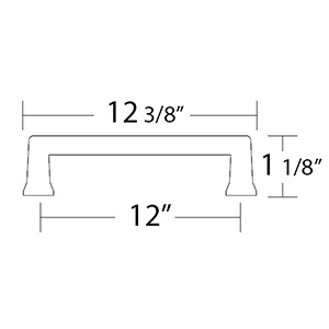 86479 - Art Deco - 12" Alexander Pull