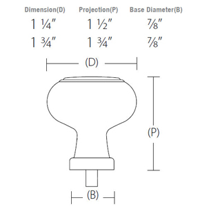 86399 - Georgetown Crystal Cabinet Knob