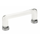 86725 - Glass Crystal - 4"cc Cabinet Pull