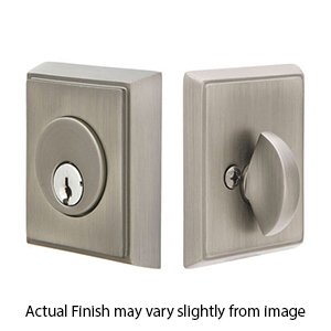 Emtek - 8468 - Rectangular Single Cylinder Deadbolt