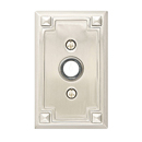 2451 - Doorbell Button with Arts & Crafts Rosette