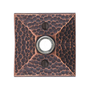 2452 - Doorbell Button with Hammered Rosette