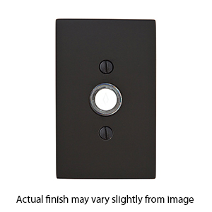 2463 - Doorbell Button with Modern Rectangular Rosette