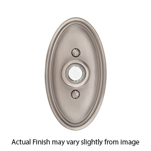 2402 - Doorbell Button with Oval Rosette