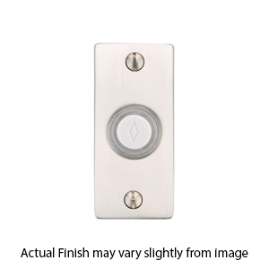 2464 - Doorbell Button with Small Rectangular Rosette