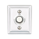 2404 - Doorbell Button with Wilshire Rosette