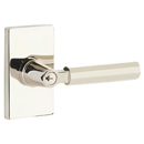 Emtek - Faceted Door Keyed Lever L-Square Lockset