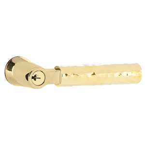 Emtek - Hammered Door Keyed Lever L-Square Lockset