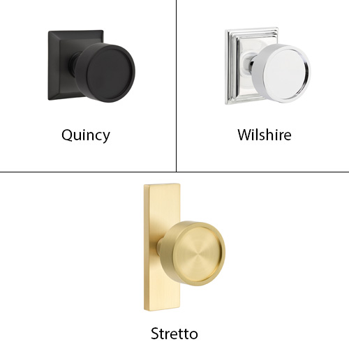 Emtek Modern Verve Door Knob Set