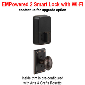 Emtek - Arts & Crafts Tubular Knob Entrance Set